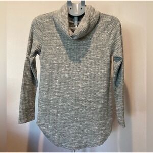 Sonoma Maddox Green Sweater Waffle Cowl Neck Winter Baggy Oversized Comfy Cute